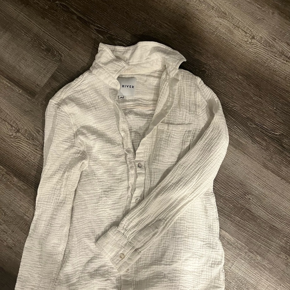 White Button-Up Shirt
